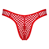 Men's See-Through Fishnet Briefs Underwear / Sexy Bulge Pouch Hollow Out Sexy Underpants - EVE's SECRETS