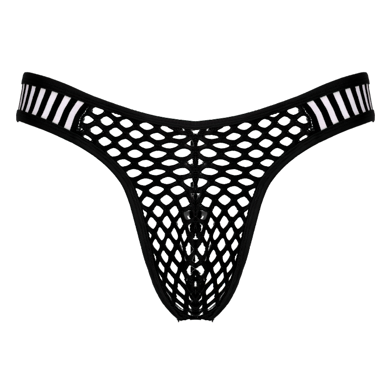 Men's See-Through Fishnet Briefs Underwear / Sexy Bulge Pouch Hollow Out Sexy Underpants - EVE's SECRETS