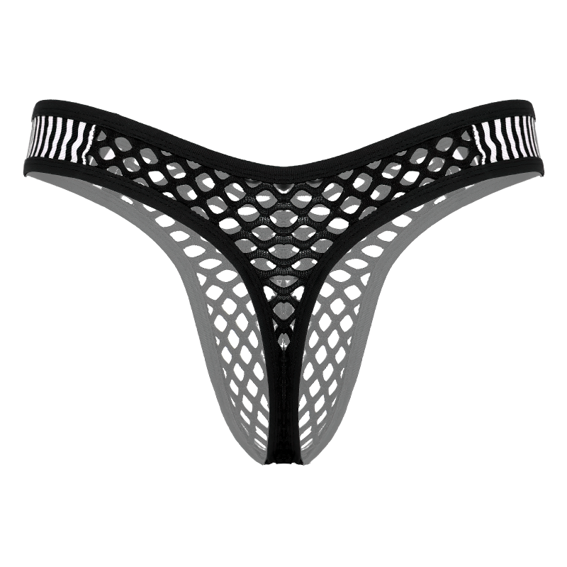 Men's See-Through Fishnet Briefs Underwear / Sexy Bulge Pouch Hollow Out Sexy Underpants - EVE's SECRETS