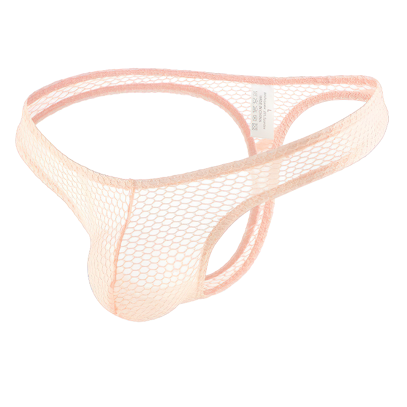 Men's Sexy Fishnet G-String Underpants / Erotic T-Back Penis Pouch Mesh Panties for Men - EVE's SECRETS