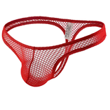 Men's Sexy Fishnet G-String Underpants / Erotic T-Back Penis Pouch Mesh Panties for Men - EVE's SECRETS