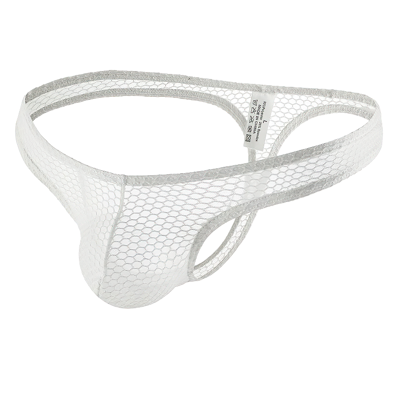Men's Sexy Fishnet G-String Underpants / Erotic T-Back Penis Pouch Mesh Panties for Men - EVE's SECRETS