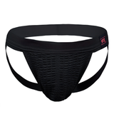 Supporter Sexy Hollow Out pour hommes / Slip élastique Jockstrap / Sous-vêtements érotiques masculins