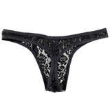 Men's Sexy Lace T-Back Panties / Male See-Through Thong / Erotic Underwear for Men - EVE's SECRETS