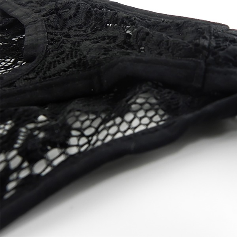 Men's Sexy Lace T-Back Panties / Male See-Through Thong / Erotic Underwear for Men - EVE's SECRETS