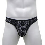 Culotte en T en dentelle sexy pour hommes / String transparent pour hommes / Sous-vêtements érotiques pour hommes
