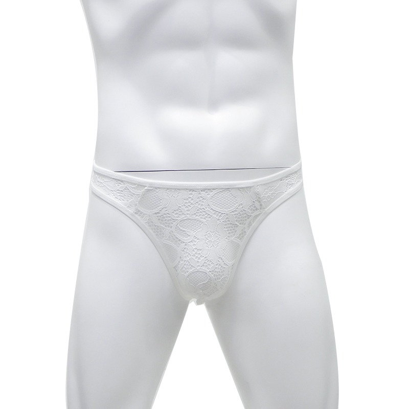 Men's Sexy Lace T-Back Panties / Male See-Through Thong / Erotic Underwear for Men - EVE's SECRETS