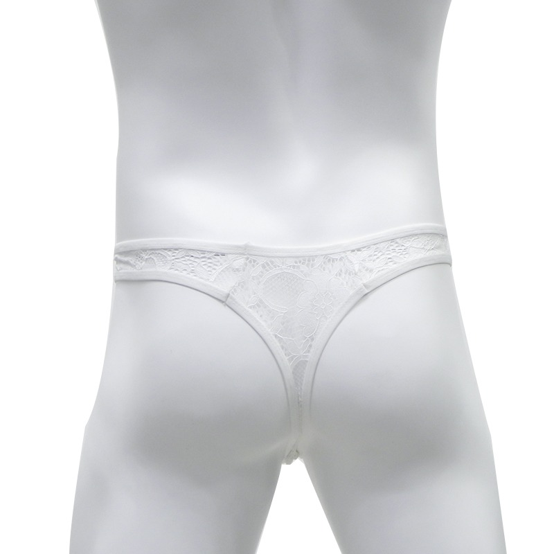 Men's Sexy Lace T-Back Panties / Male See-Through Thong / Erotic Underwear for Men - EVE's SECRETS