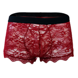 Men's Sexy Lace-Up Back Panties / Male Sissy Underwear with Floral Pattern - EVE's SECRETS