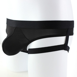 Men's Sexy Low Rise Seamless Briefs with Straps / Male Erotic Bulge Pouch Panties - EVE's SECRETS