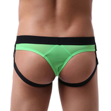 Men's Sexy Low Rise Seamless Briefs with Straps / Male Erotic Bulge Pouch Panties - EVE's SECRETS