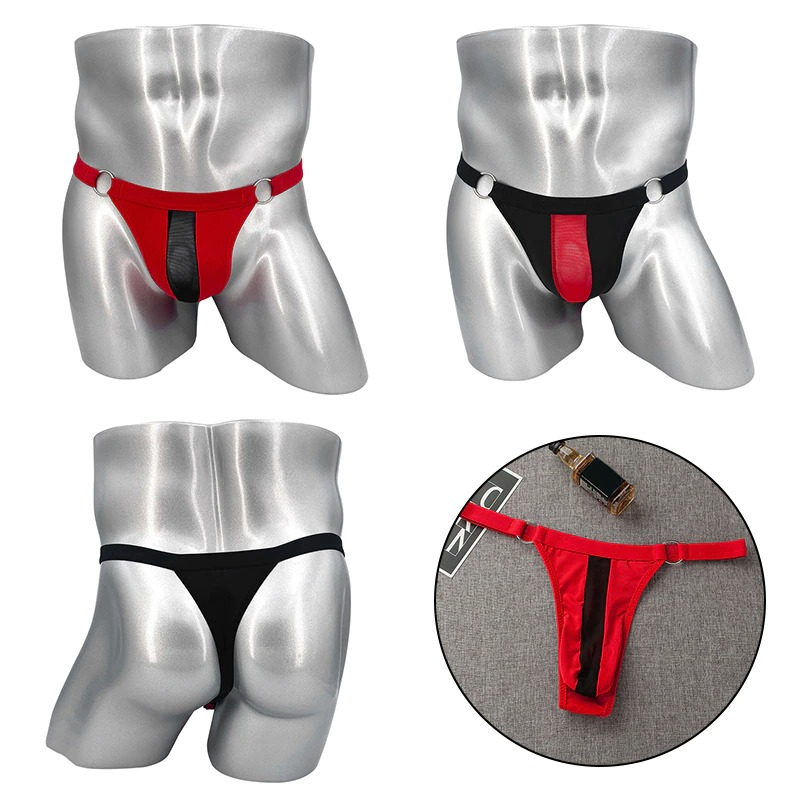 Men's Sexy Mesh Panties / Erotic Ultra-thin T-back Tanga / Сomfortable Male Underwear - EVE's SECRETS