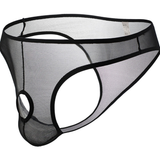 Men's Sexy Open-front Pouch Thongs / Mesh Stretchy Briefs / Male Erotic Underwear - EVE's SECRETS