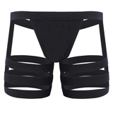 Men's Sexy Panties with Bulge Pouch and Garters / Erotic Gay Underpants Underwear - EVE's SECRETS