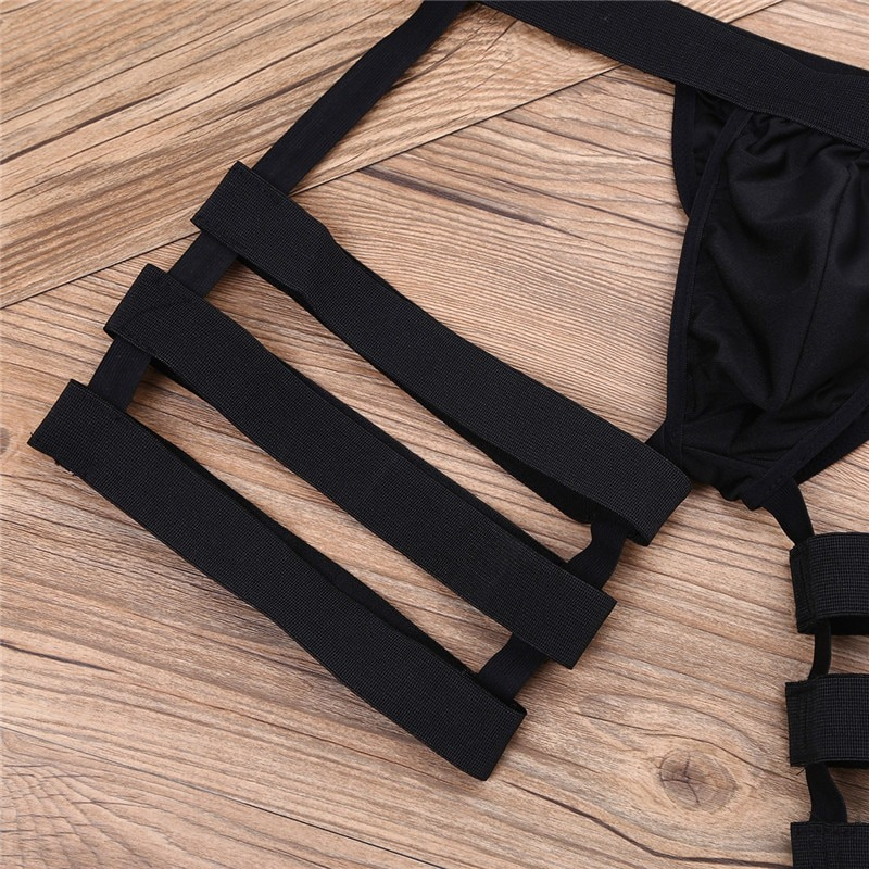 Men's Sexy Panties with Bulge Pouch and Garters / Erotic Gay Underpants Underwear - EVE's SECRETS