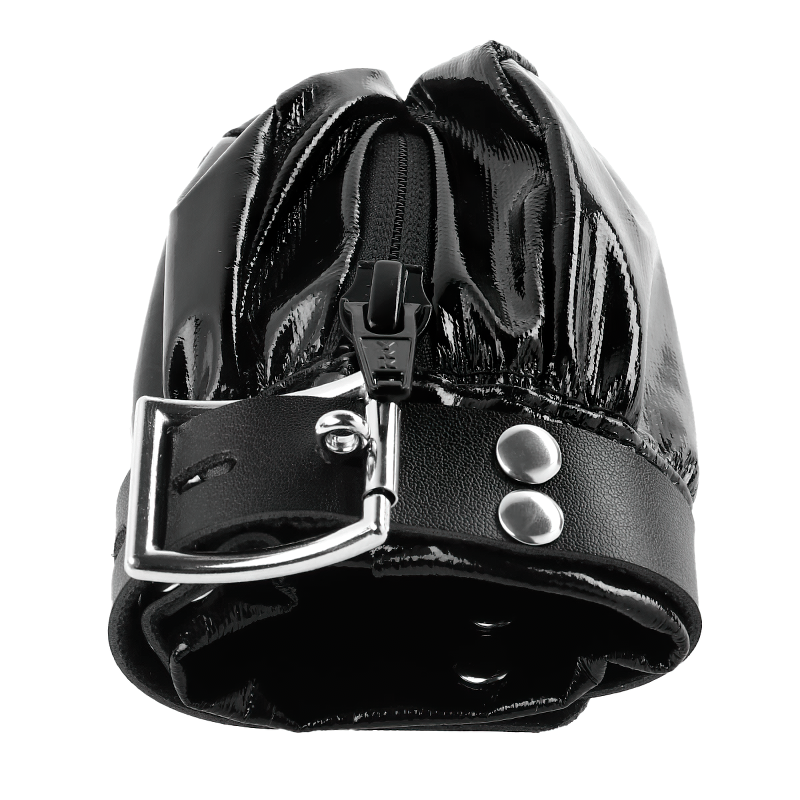 Men's Sexy PU Leather Zipper Jockstraps Underwear / Bulge Pouch Adult Nightwear Panties - EVE's SECRETS