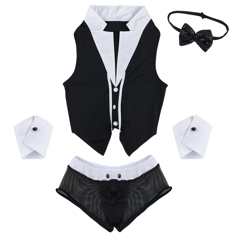 Men's Sexy Role Play Costumes Lingerie / Hollow Out See-Through Party Underwear - EVE's SECRETS