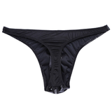 Men's Sexy Zipper Bikini Briefs / Male Wet Look Erotic Underwear - EVE's SECRETS