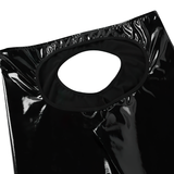 Men's Shiny PU Leather Open Back and Pouch Pants / Nightclub Gay Trousers - EVE's SECRETS