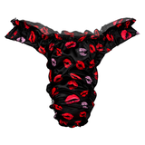 Men's Shiny Ruffled Soft Lingerie Panties / Sissy Bikini Briefs Underwear - EVE's SECRETS