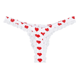 Men's Shiny Satin Ruffle Lace Panties / Male High Cut Sissy Underwear Lingerie - EVE's SECRETS