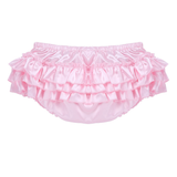 Men's Sissy Skirted Panties / Shiny Satin Ruffled Briefs / Sexy Underwear for Men - EVE's SECRETS