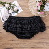 Men's Sissy Skirted Panties / Shiny Satin Ruffled Briefs / Sexy Underwear for Men - EVE's SECRETS