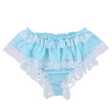 Men's Sissy Sleeveless Crop Top and Skirted Panties / Male Lace Trimming Lingerie - EVE's SECRETS