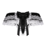Men's Sissy Soft Satin Panties Lingerie / Sexy Floral Low-Rise Panties with Bowknots - EVE's SECRETS