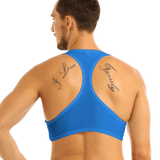 Men's Sleeveless Sport Tank Top / Racerback Crop Top / Male Sexy Outfits - EVE's SECRETS