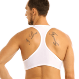 Men's Sleeveless Sport Tank Top / Racerback Crop Top / Male Sexy Outfits - EVE's SECRETS