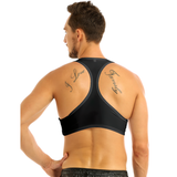 Men's Sleeveless Back Sport Tank Top / Sexy Crop Tops Erotic Lingerie - EVE's SECRETS