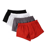 Men's Solid Color Summer Short Pants / Quick-Drying Swimming Low Waist Trunks - EVE's SECRETS