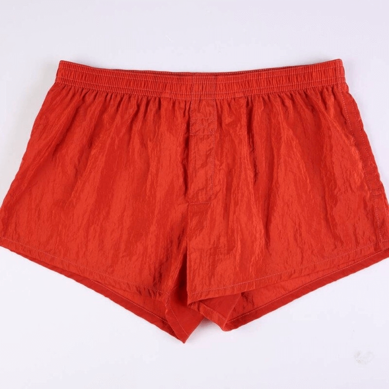 Men's Solid Color Summer Short Pants / Quick-Drying Swimming Low Waist Trunks - EVE's SECRETS