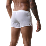 Men's Solid Color Summer Short Pants / Quick-Drying Swimming Low Waist Trunks - EVE's SECRETS