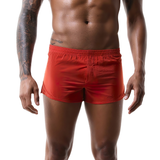 Men's Solid Color Summer Short Pants / Quick-Drying Swimming Low Waist Trunks - EVE's SECRETS