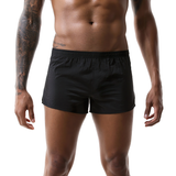 Men's Solid Color Summer Short Pants / Quick-Drying Swimming Low Waist Trunks - EVE's SECRETS
