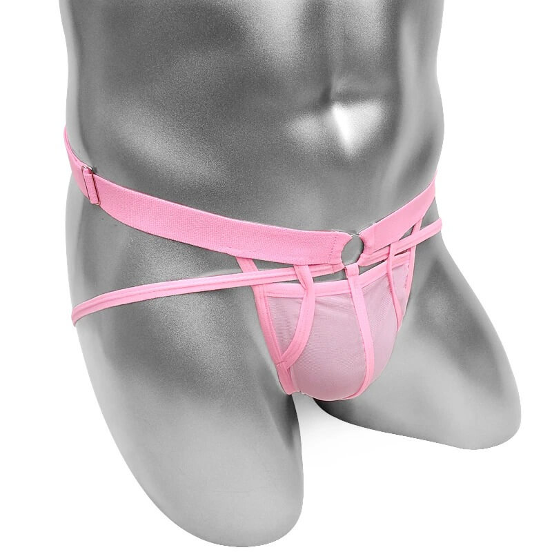 Men's Transparent Mesh Briefs / Erotic Open Buttocks Panties / Sexy Male Underwear - EVE's SECRETS