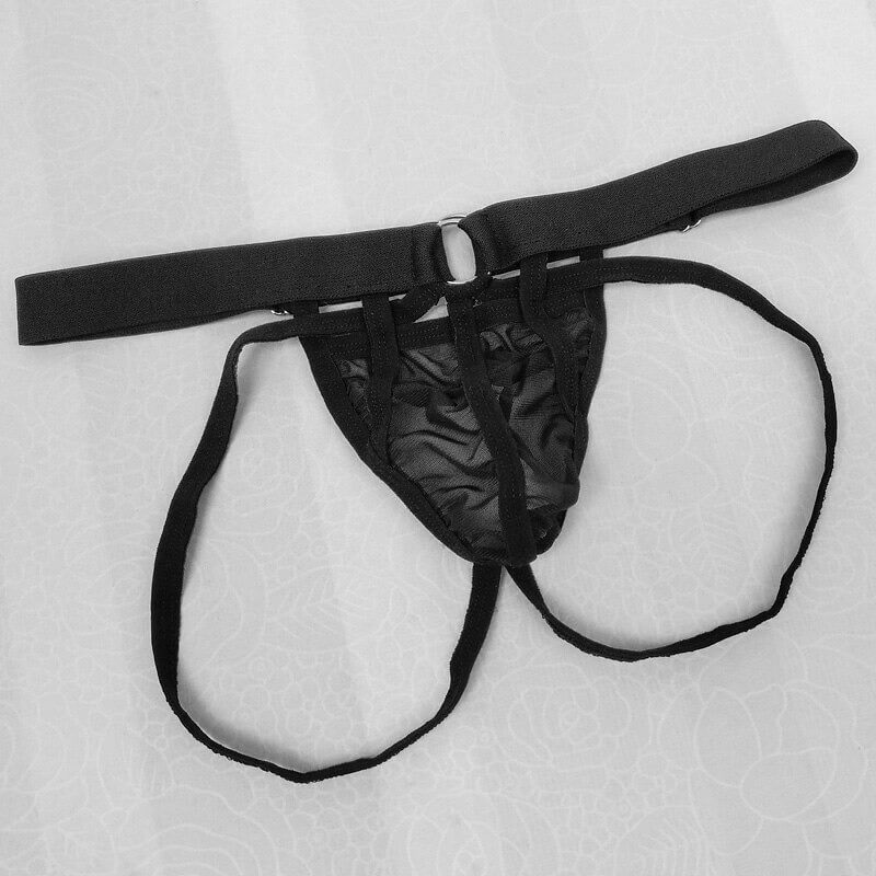 Men's Transparent Mesh Briefs / Erotic Open Buttocks Panties / Sexy Male Underwear - EVE's SECRETS