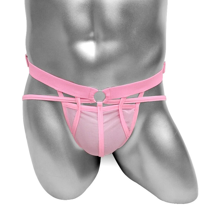 Men's Transparent Mesh Briefs / Erotic Open Buttocks Panties / Sexy Male Underwear - EVE's SECRETS