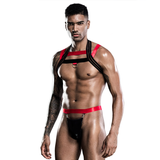 Men's Vest Erotic Latex Bodysuit Lingerie / Sexy Harness Role Play Belt - EVE's SECRETS