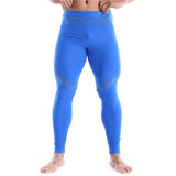 Men's Sexy Patchwork Workout Pants / Sporty Style Mid-Waist Skinny Leggings - EVE's SECRETS