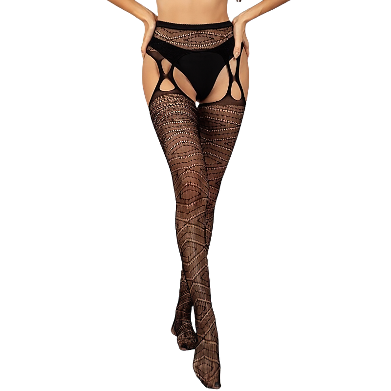 Mesh Open Crotch Lingerie / Female Seductive Bodystockings / Sexy Women's Underwear - EVE's SECRETS