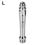 Metal Anal Dildo with 7 Holes Side Opening / Adult Sex Toy for Couples - EVE's SECRETS