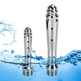 Metal Anal Dildo with 7 Holes Side Opening / Adult Sex Toy for Couples - EVE's SECRETS