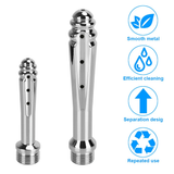 Metal Anal Dildo with 7 Holes Side Opening / Adult Sex Toy for Couples - EVE's SECRETS