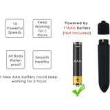 Metal Anal Plug Vibrator Massager With Purple Heart / Adult Crystal Bullet Vibrator Masturbator - EVE's SECRETS