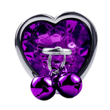 Metal Anal Plug with Crystal Bells / Unisex Stainless Steel Butt Plugs / Sex Toys for Men & Women - EVE's SECRETS