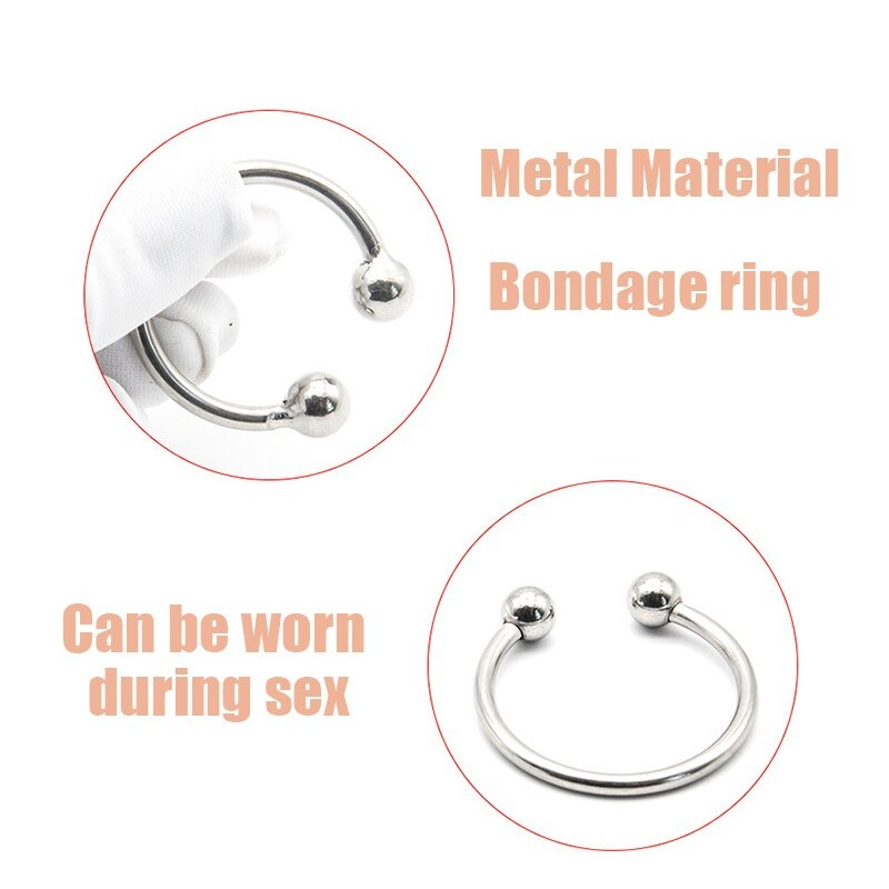 Metal Cock Rings for Penis Erection / Stainless Steel Penis Ring for Delay Ejaculating - EVE's SECRETS
