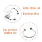 Metal Cock Rings for Penis Erection / Stainless Steel Penis Ring for Delay Ejaculating - EVE's SECRETS